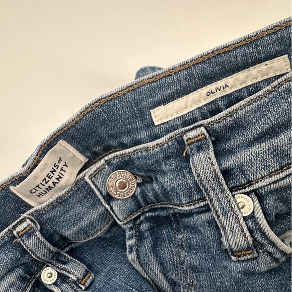 Citizens of Humanity Olivia High Rise Slim Jeans Size 26 - Picture 3 of 7